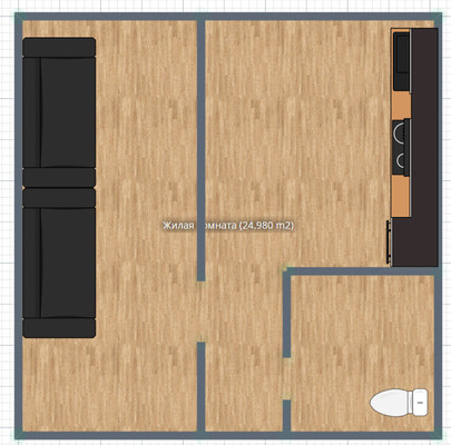 Продам однокомнатную (1-комн.) квартиру, Калинина ул, 112, Ишим г