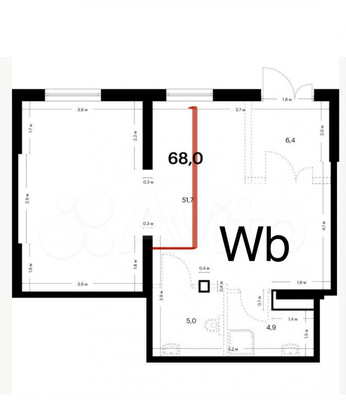 Сдам коммерческое помещение 40 м2, 3-е почтовое отделение ул, 48, Люберцы г