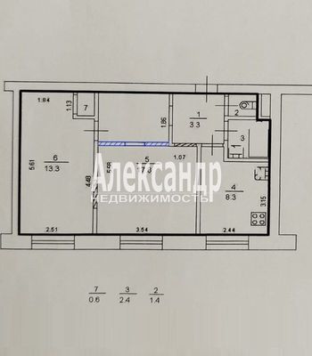 Продам двухкомнатную (2-комн.) квартиру, Ленинский пр-кт, 130/6, Санкт-Петербург г