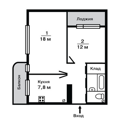 Продам двухкомнатную (2-комн.) квартиру, Молодежная ул, 39, Сосновый Бор г