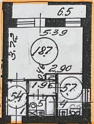 Продам однокомнатную (1-комн.) квартиру, Пограничника Гарькавого ул, 39А, Санкт-Петербург г