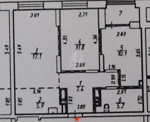 Продам трехкомнатную (3-комн.) квартиру, 78 Добровольческой Бригады ул, 25, Красноярск г