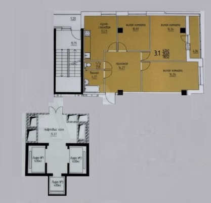 Продам трехкомнатную (3-комн.) квартиру, Карла Модераха ул, 8, Пермь г