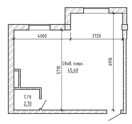 Продам однокомнатную (1-комн.) квартиру, им. Сижажева М.В. ул, 10, Чегем г