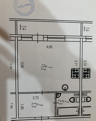 Продам однокомнатную (1-комн.) квартиру, Менделеева б-р, 3, Мурино п