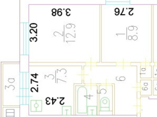 Продам двухкомнатную (2-комн.) квартиру, Кронштадтский б-р, 13/2к2, Москва г