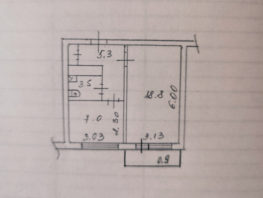 Продам однокомнатную (1-комн.) квартиру, Ленина ул, 11, Костомукша г