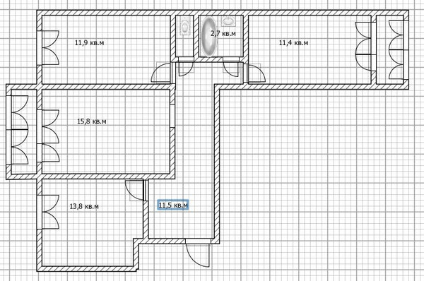Продам трехкомнатную (3-комн.) квартиру, Садовая ул, 36, Глинищево с