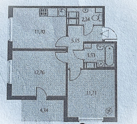 Продам двухкомнатную (2-комн.) квартиру, Заречная ул, 15к1, Парголово п