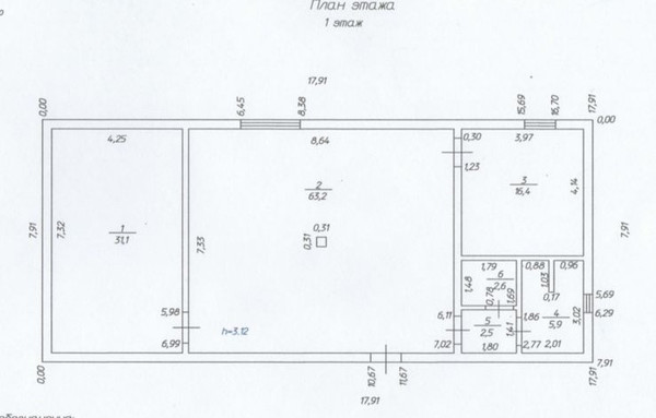 Сдам коммерческое помещение 126 м2, Троицкая ул, 2, Коледино д