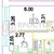 Продам однокомнатную (1-комн.) квартиру, Большая Семёновская ул, 27к2, Москва г