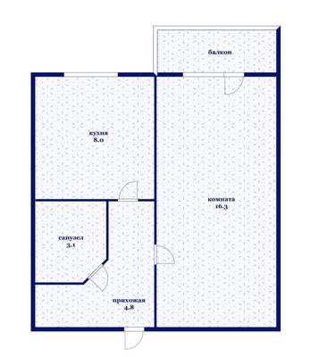Продам однокомнатную (1-комн.) квартиру, им. Симиренко ул, 11, Краснодар г
