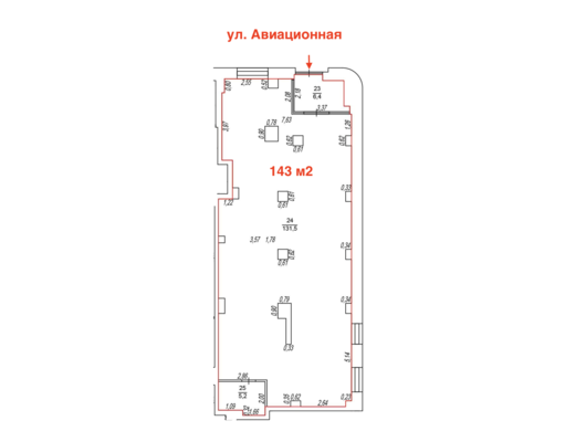 Сдам коммерческое помещение 143 м2, Сурикова ул, 63/2, Екатеринбург г