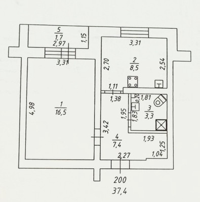 Продам однокомнатную (1-комн.) квартиру, Победы пр-кт, 100, Казань г