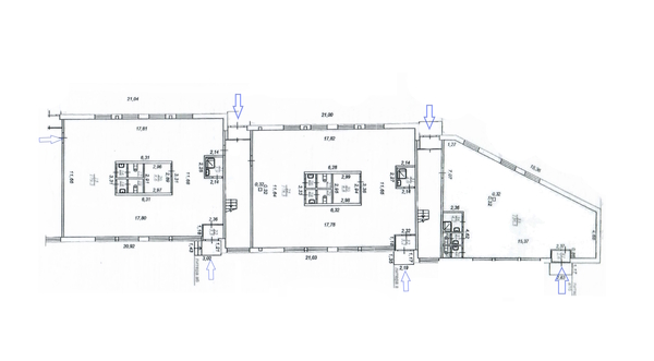 Сдам коммерческое помещение 553,6 м2, Колмогорова ул, 5к1, Екатеринбург г