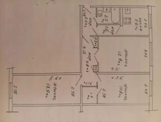 Продам трехкомнатную (3-комн.) квартиру, Волкова ул, 8к2, Ростов-на-Дону г