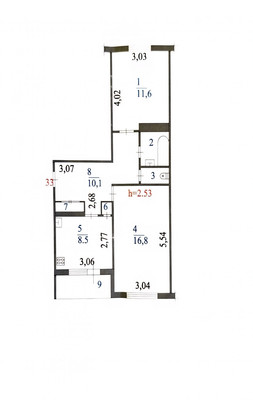 Продам двухкомнатную (2-комн.) квартиру, Ленина пр-кт, 41, Тосно г