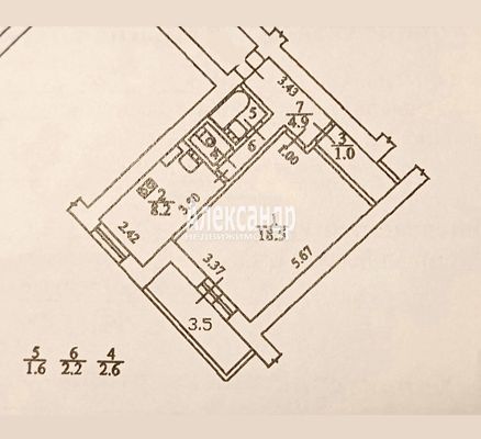 Продам однокомнатную (1-комн.) квартиру, Хошимина ул, 13к1, Санкт-Петербург г