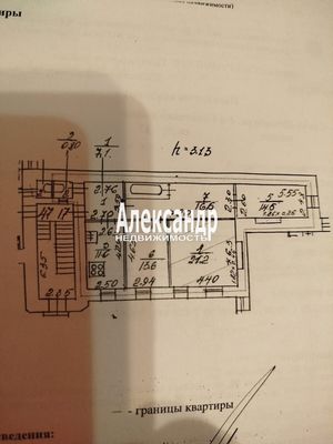 Продам 2-комн. в 3-комн. квартире, 4-я Советская ул, 31-33/10, Санкт-Петербург г