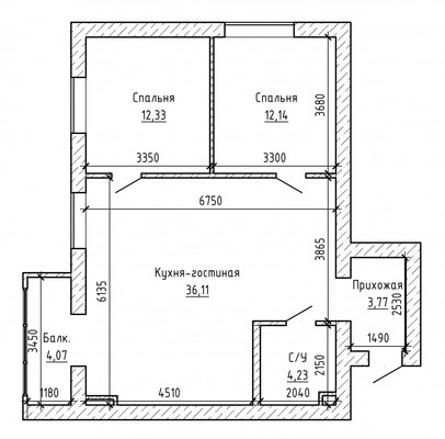 Продам трехкомнатную (3-комн.) квартиру, Чернышевского ул, 201в, Нальчик г