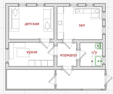 Продам дом, Красина ул, 28, Ишим г, 0 км от города