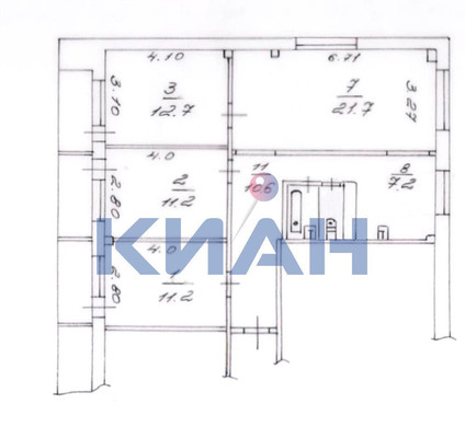 Продам многокомнатную квартиру, Красномосковская ул, 34, Красноярск г