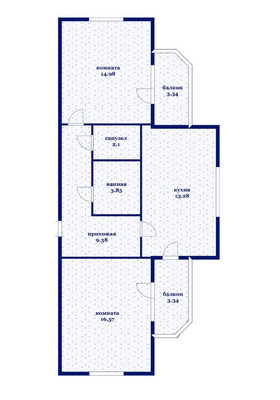 Продам двухкомнатную (2-комн.) квартиру, Ростовское Шоссе ул, 3/6к3, Краснодар г