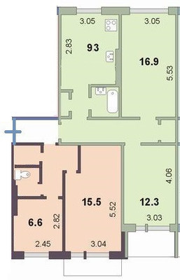 Продам многокомнатную квартиру, Крупской ул, 42, Мурманск г