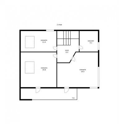 Продам коттедж, Строителей ул, 65, Южный п, 0 км от города