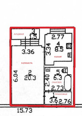 Продам однокомнатную (1-комн.) квартиру, Парковый пер, 4, Троицк г