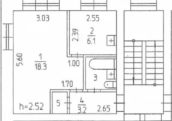 Продам однокомнатную (1-комн.) квартиру, Карла Маркса ул, 39, Ишим г