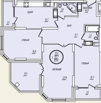Продам трехкомнатную (3-комн.) квартиру, Северное ш, 4, Раменское г