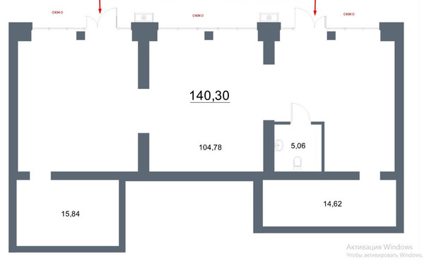 Сдам коммерческое помещение 70 м2, Азата Аббасова ул, 16, Казань г
