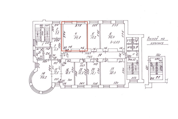 Сдам офисное помещение 33,8 м2, Куйбышева ул, 82А, Екатеринбург г