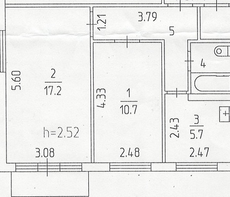 Продам двухкомнатную (2-комн.) квартиру, Студенческая ул, 3, Пермь г