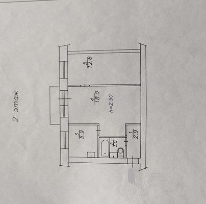 Продам двухкомнатную (2-комн.) квартиру, Красномосковская ул, 42, Красноярск г