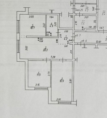 Продам трехкомнатную (3-комн.) квартиру, Ленина ул, 185ка, Анапа г