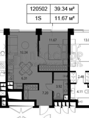 Продам однокомнатную (1-комн.) квартиру, Волоколамское ш, 95/1к12, Москва г