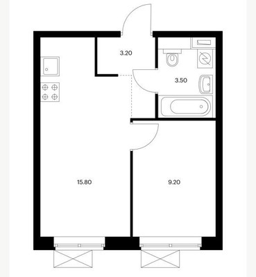 Продам однокомнатную (1-комн.) квартиру, Стройкомбината проезд, 1, Москва г