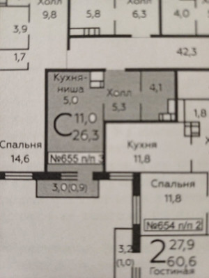 Продам однокомнатную (1-комн.) квартиру, Зеленые аллеи б-р, 17, Видное г