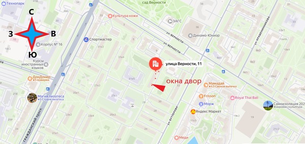 Продам однокомнатную (1-комн.) квартиру, Верности ул, 11, Санкт-Петербург г