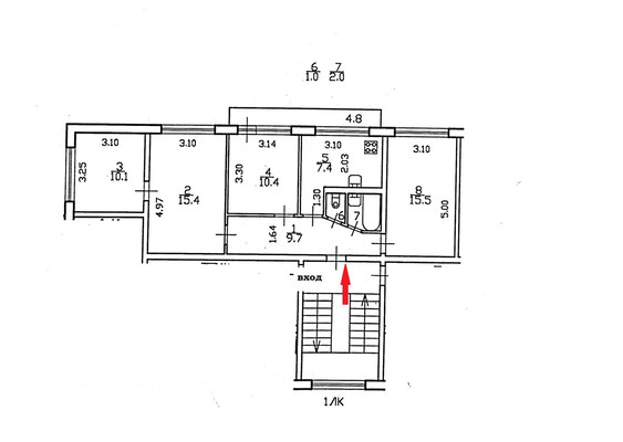 Продам многокомнатную квартиру, Просвещения пр-кт, 86к3, Санкт-Петербург г