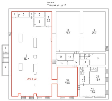 Сдам торговое помещение 769 м2, Ткацкая ул, 10, Москва г