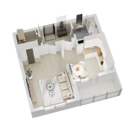 Продам однокомнатную (1-комн.) квартиру, Пригородная ул, 40, Симферополь г