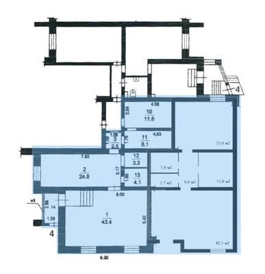 Сдам коммерческое помещение 191,4 м2, Парковая ул, 7, Слащево д