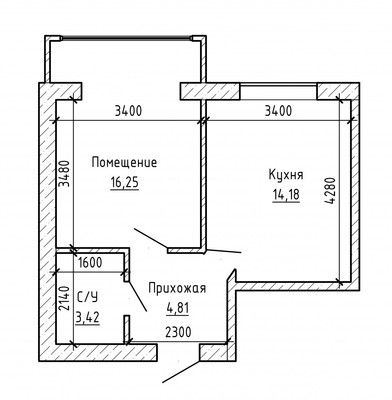 Продам однокомнатную (1-комн.) квартиру, Шогенова ул, 55, Нальчик г
