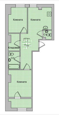 Продам трехкомнатную (3-комн.) квартиру, Береговая ул, 73, Ростов-на-Дону г