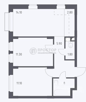 Продам двухкомнатную (2-комн.) квартиру, Уточкина ул, 8к1, Рязановское п