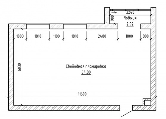 Продам двухкомнатную (2-комн.) квартиру, им. Сижажева М.В. ул, 1, Чегем г