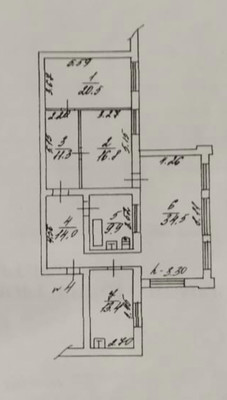 Продам трехкомнатную (3-комн.) квартиру, Республиканская ул, 86А, Малаховка рп